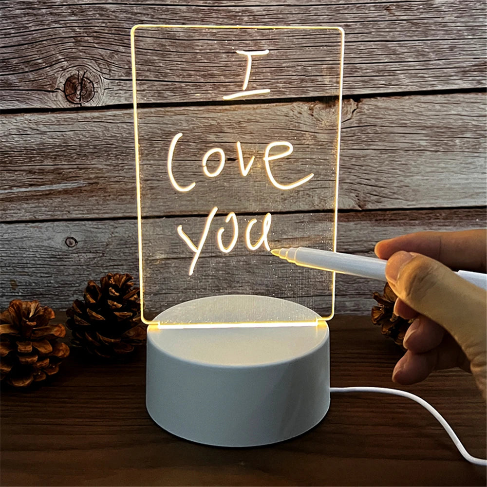 GLOWNOTE — LED Acrylic Message Board