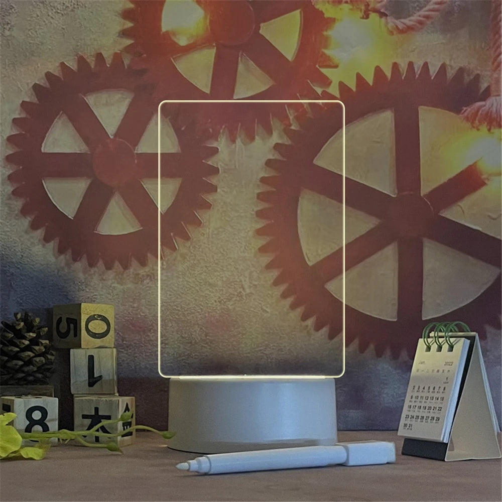 GLOWNOTE — LED Acrylic Message Board