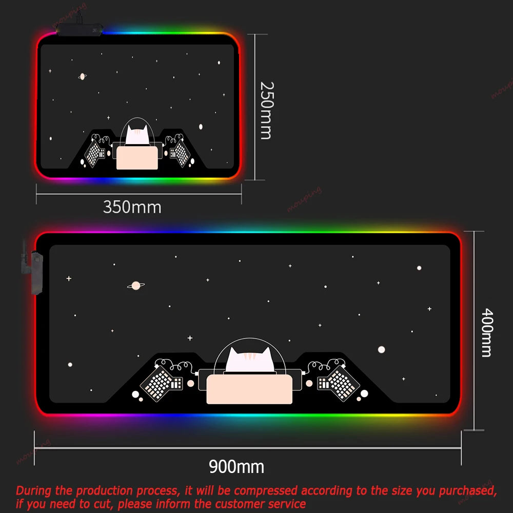 AURA — RGB LED Desk Mat