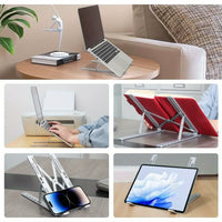 Deskora LIFT laptop stand folded