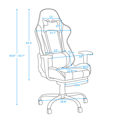 THRONE — Reclining Gaming Chair · US Shipping