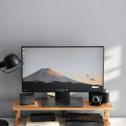 DECK lifting a monitor to eye level