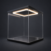 SHOWCASE — LED Acrylic Display Case — individual component photo; styled visualization