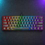 STRIKE 60% mechanical keyboard — Black-RGB version