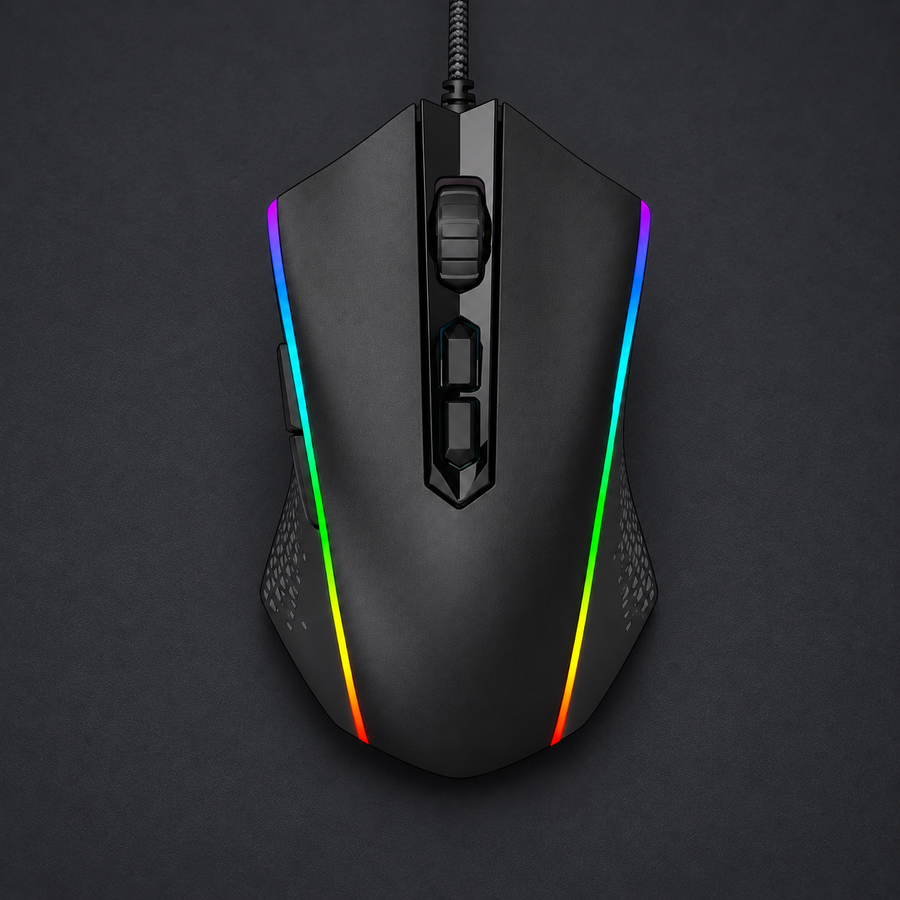 vector-mouse — logo-free graphite studio photo
