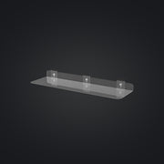 LEDGE clear acrylic wall shelf