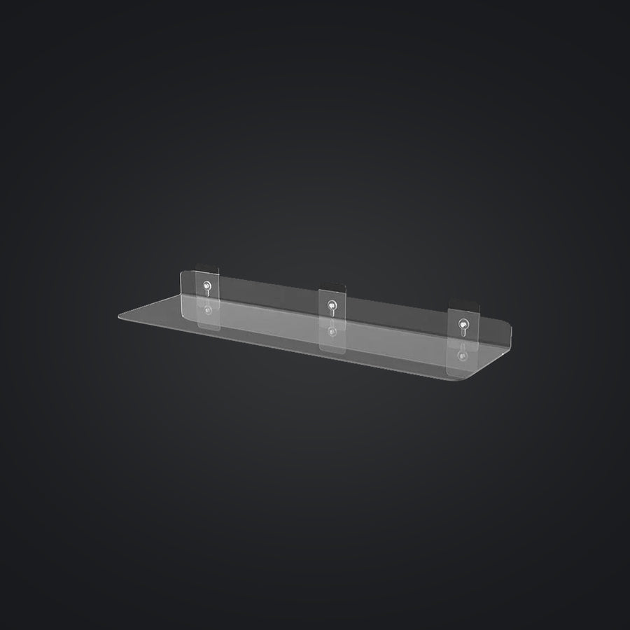 LEDGE clear acrylic wall shelf