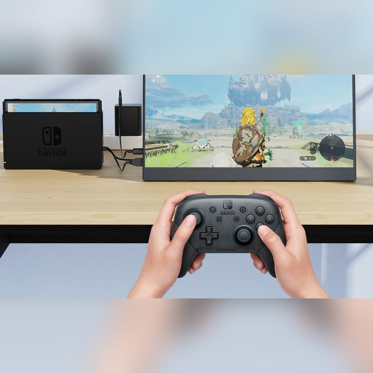 TWIN connected to a game console